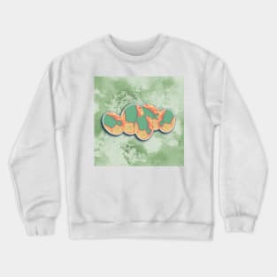 Psychedelic Eggs (Salmon & Green) Crewneck Sweatshirt